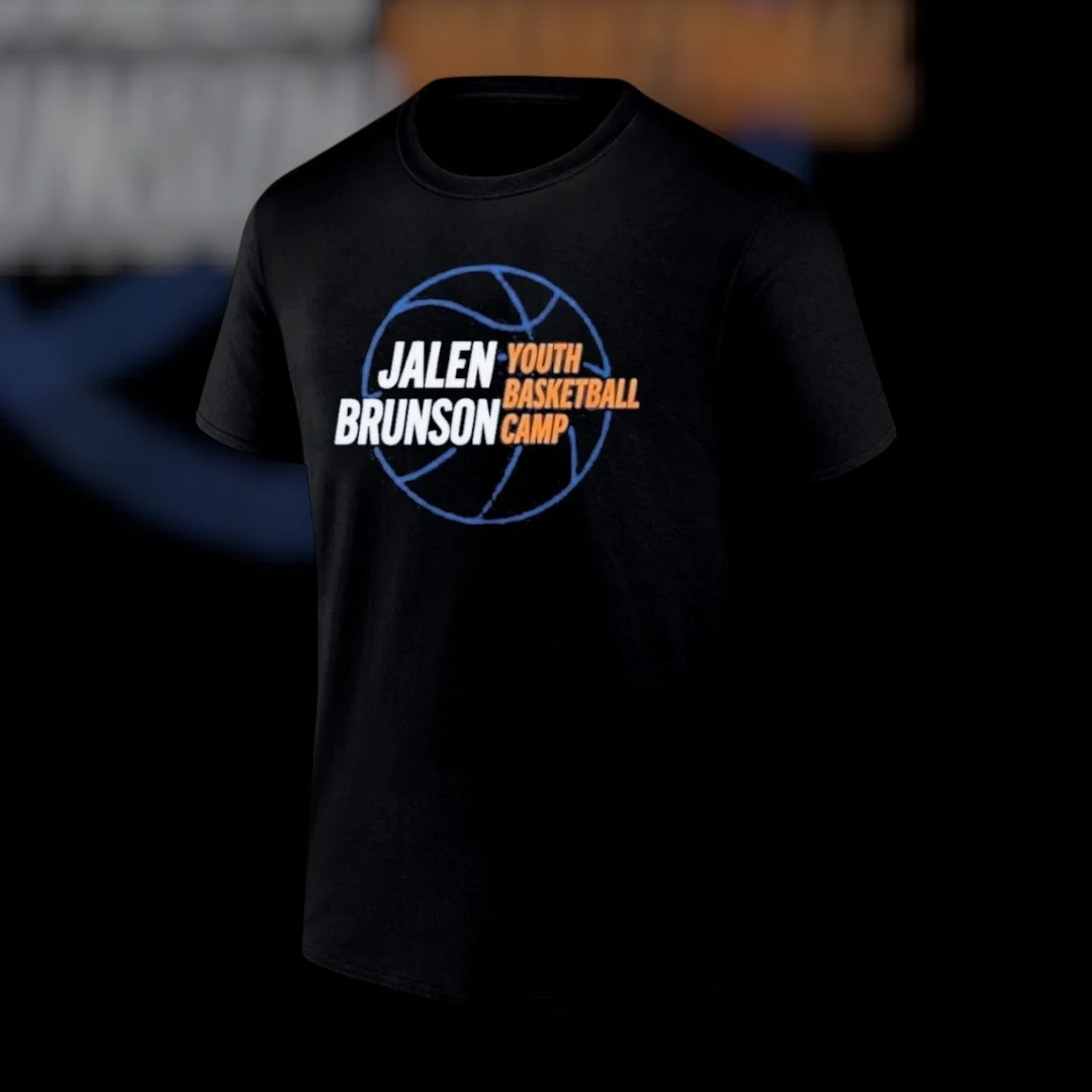 Jalen Brunson Youth Basketball Camp Tee Kids Sports Practice Shirt Gift for Young Fan