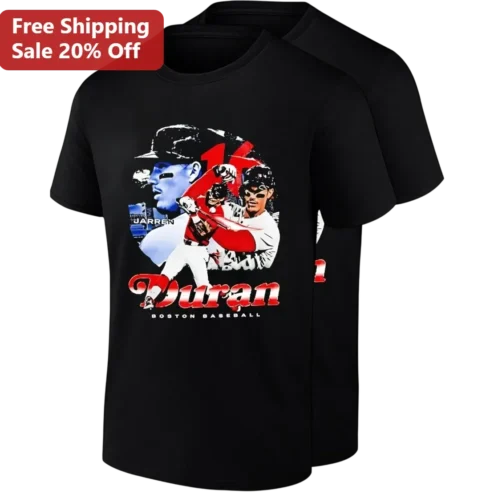 Jarren Duran Boston Baseball Vintage 90s Bootleg Tee for Red Sox Fans