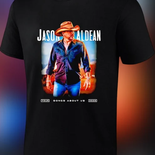 Jason Aldean Songs About Us Tour 2026 Tee, Country Music Concert Graphic Shirt, Live Show Fan Gift