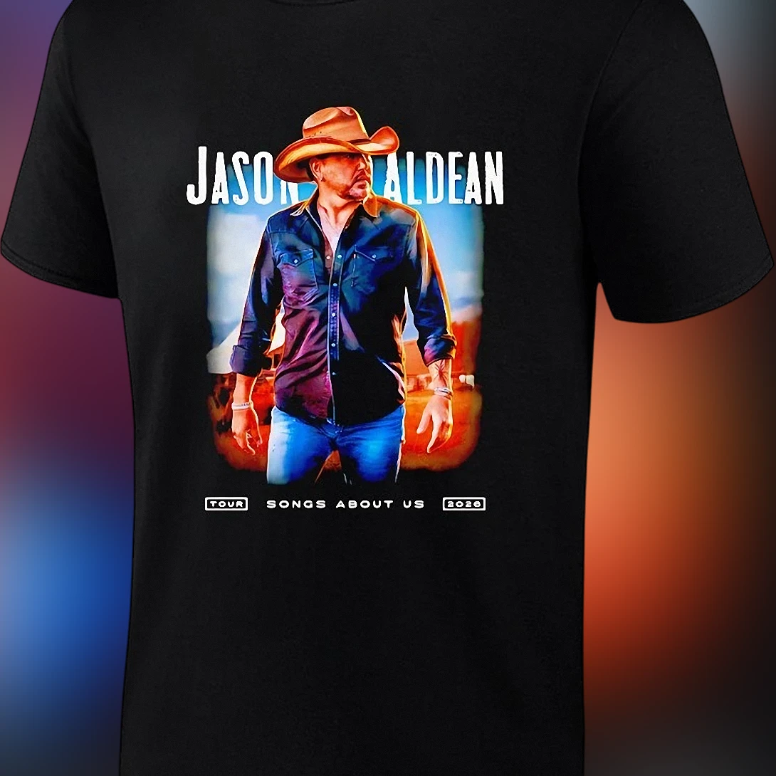 Jason Aldean Songs About Us Tour 2026 Tee, Country Music Concert Graphic Shirt, Live Show Fan Gift