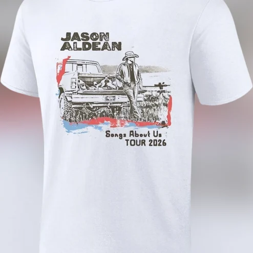 Jason Aldean Songs About Us Tour 2026 Tee Vintage Country Music Concert Fan Gift T-Shirt