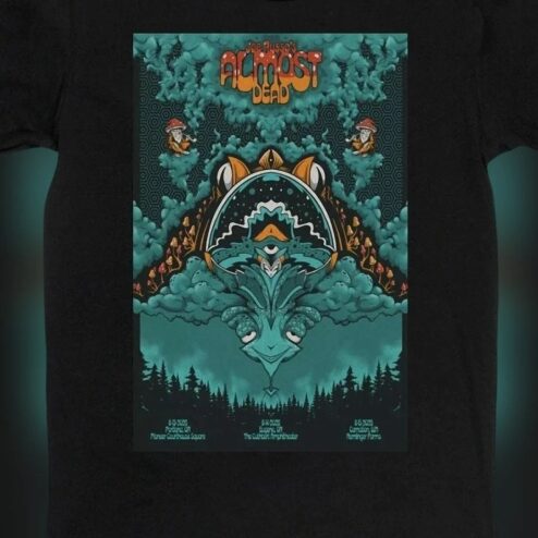Joe Russo's Almost Dead JRAD Concert Tour Tee, Psychedelic Jam Band Graphic Shirt for Deadhead Music Fans