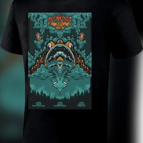 Joe Russo's Almost Dead JRAD Concert Tour Tee, Psychedelic Jam Band Graphic T-Shirt, Deadhead Music Lover Gift