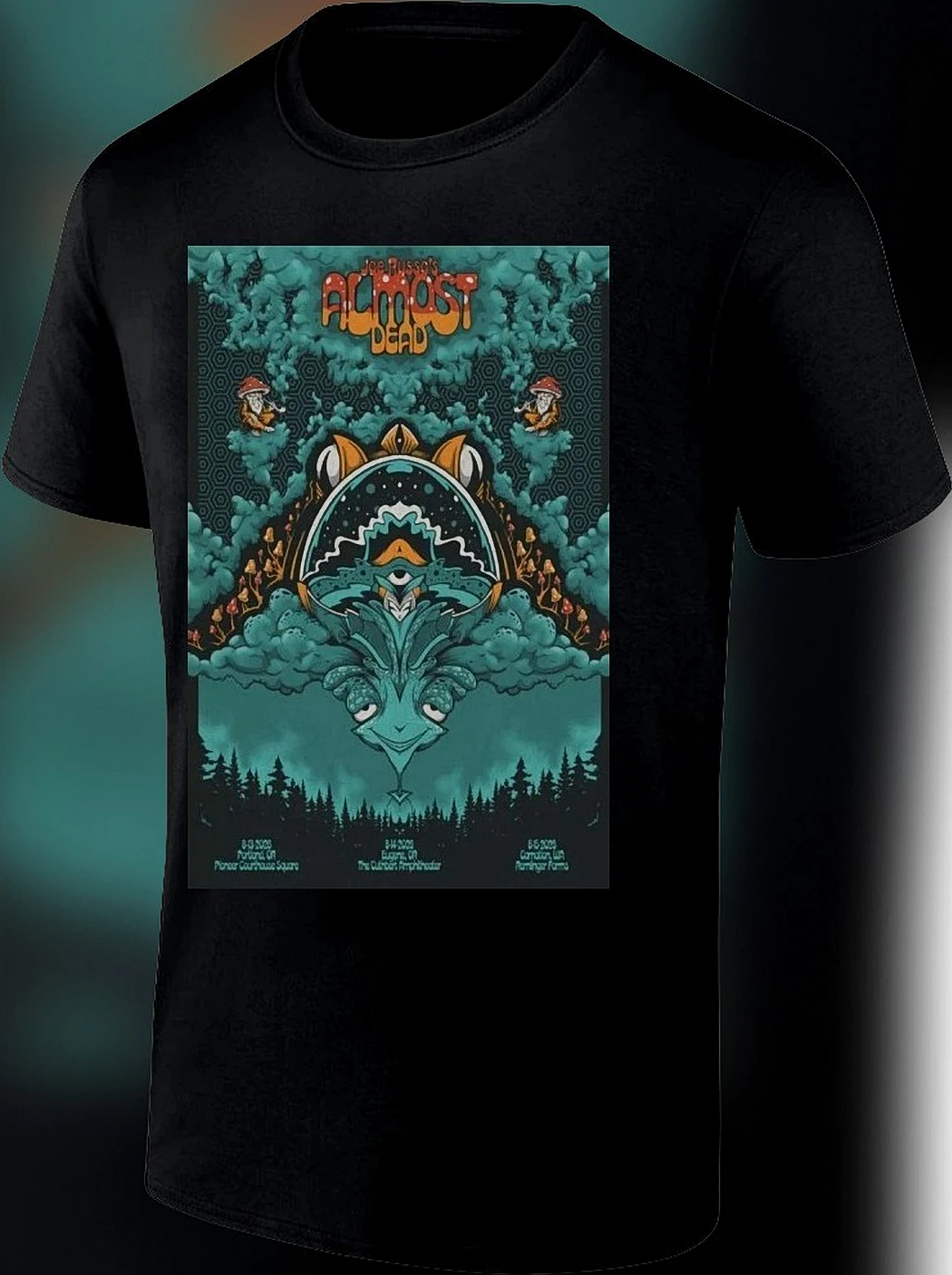 Joe Russo's Almost Dead JRAD Concert Tour Tee, Psychedelic Jam Band Graphic T-Shirt, Deadhead Music Lover Gift