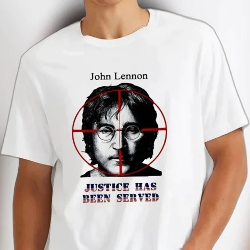 John Lennon Justice Has Been Served Tee, Vintage Retro Rock Graphic Shirt, Classic Music Fan Gift