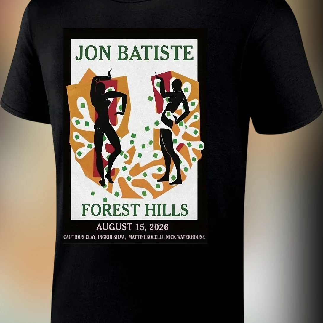 Jon Batiste Forest Hills August 15 2026 Tee Commemorative NYC Jazz Concert Fan Souvenir Shirt