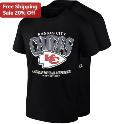 Kansas City Chiefs American Football Conference West Division Tee, Vintage AFC West Football Fan Gift for Men Women