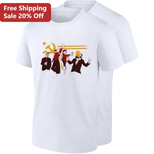 Karl Marx Vladimir Lenin Joseph Stalin Communist Party Parody Tee, Funny History Buff Gift