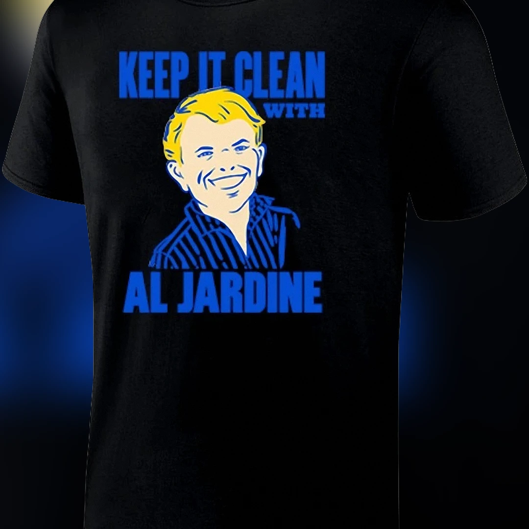 Keep It Clean With Al Jardine Graphic Tee, Retro Musician Tribute T-Shirt for Classic Rock Fans