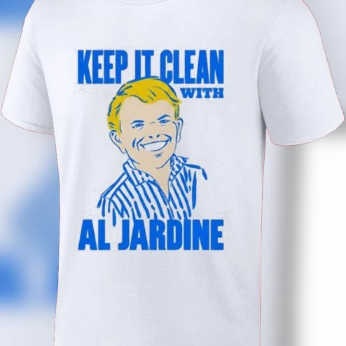 Keep It Clean With Al Jardine Retro Graphic Tee, Vintage Classic Rock Music Fan Shirt