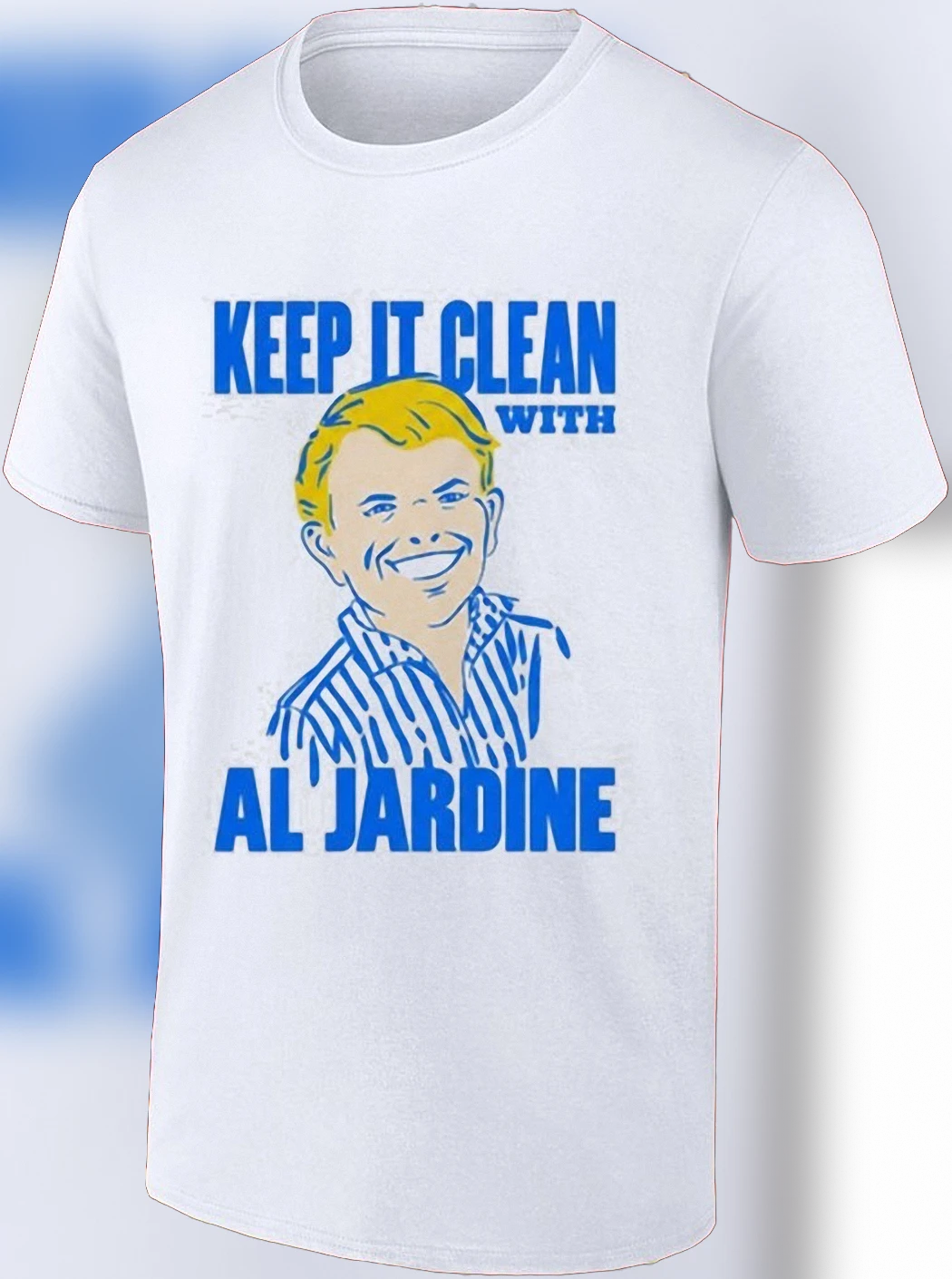 Keep It Clean With Al Jardine Retro Graphic Tee, Vintage Classic Rock Music Fan Shirt