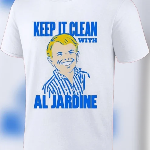 Keep It Clean With Al Jardine Tee Vintage Retro Graphic T-Shirt for Music Fans Concert Gift