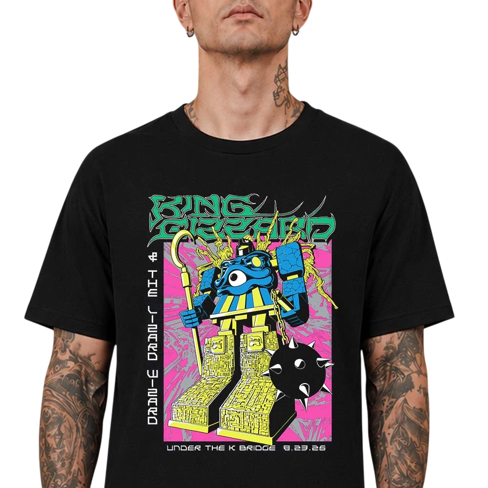 King Gizzard and The Lizard Wizard Under The K Bridge 8.23.26 Tee, Concert Tour Graphic T-Shirt