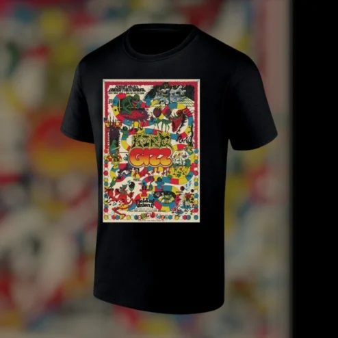 King Gizzard Forest Hills 2024 Tee Field of Vision II Under The K Bridge NYC Concert Shirt