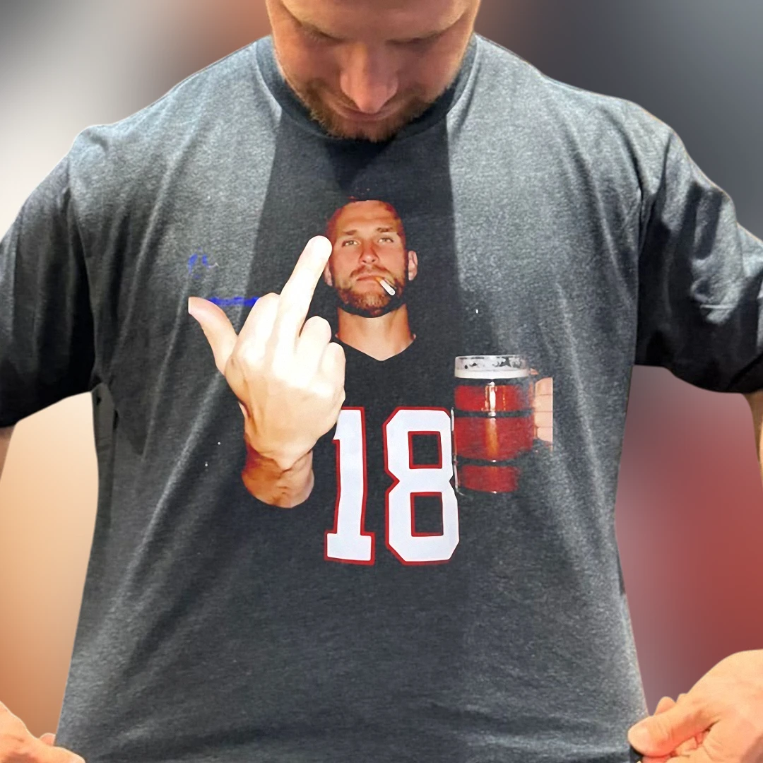 Kirk Cousins 18 Atlanta Football Meme Tee, Funny Sports Fan Parody Graphic Shirt