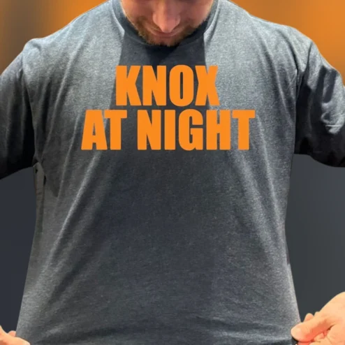 Knox At Night Tee Vintage Wash Streetwear Graphic T-Shirt for Men and Women