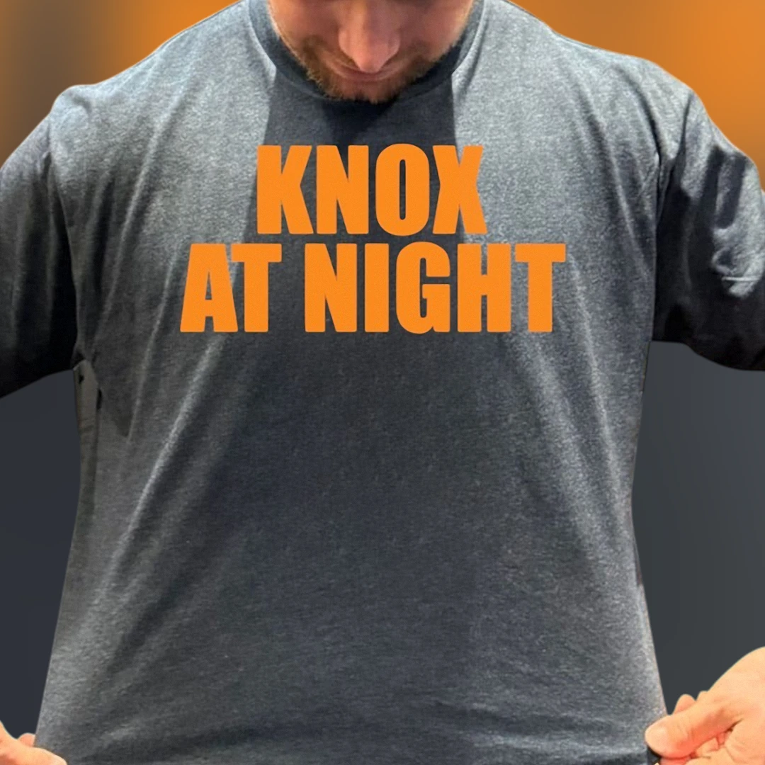 Knox At Night Tee Vintage Wash Streetwear Graphic T-Shirt for Men and Women
