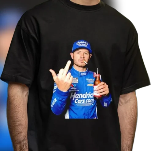 Kyle Larson HendrickCars.com Funny Racing Graphic Tee, NASCAR Motorsport Fan Shirt