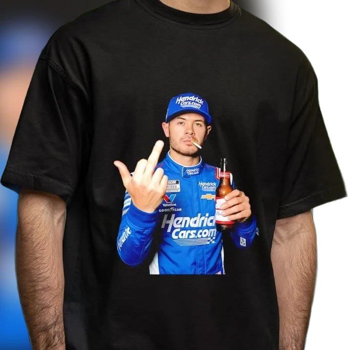 Kyle Larson HendrickCars.com Funny Racing Graphic Tee, NASCAR Motorsport Fan Shirt