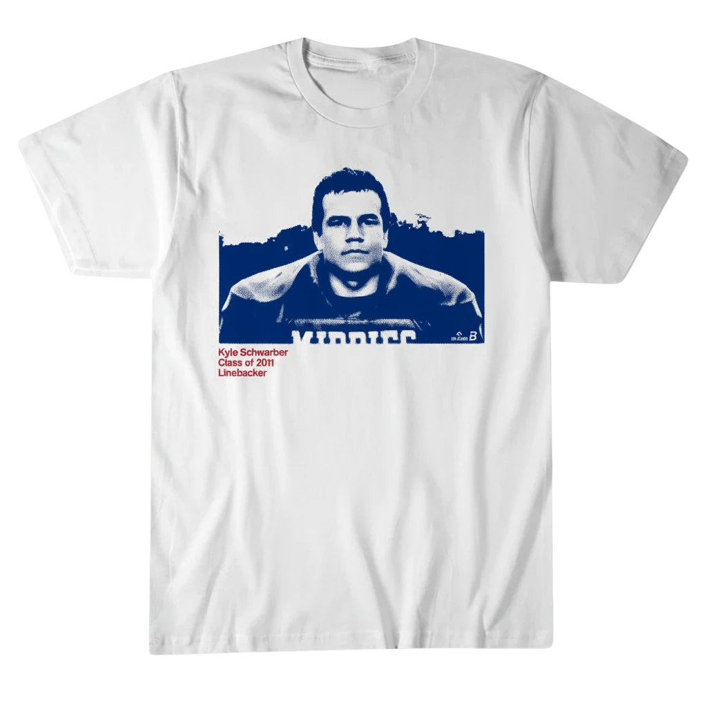 Kyle Schwarber Tee Retro High School Football Player Graphic Shirt