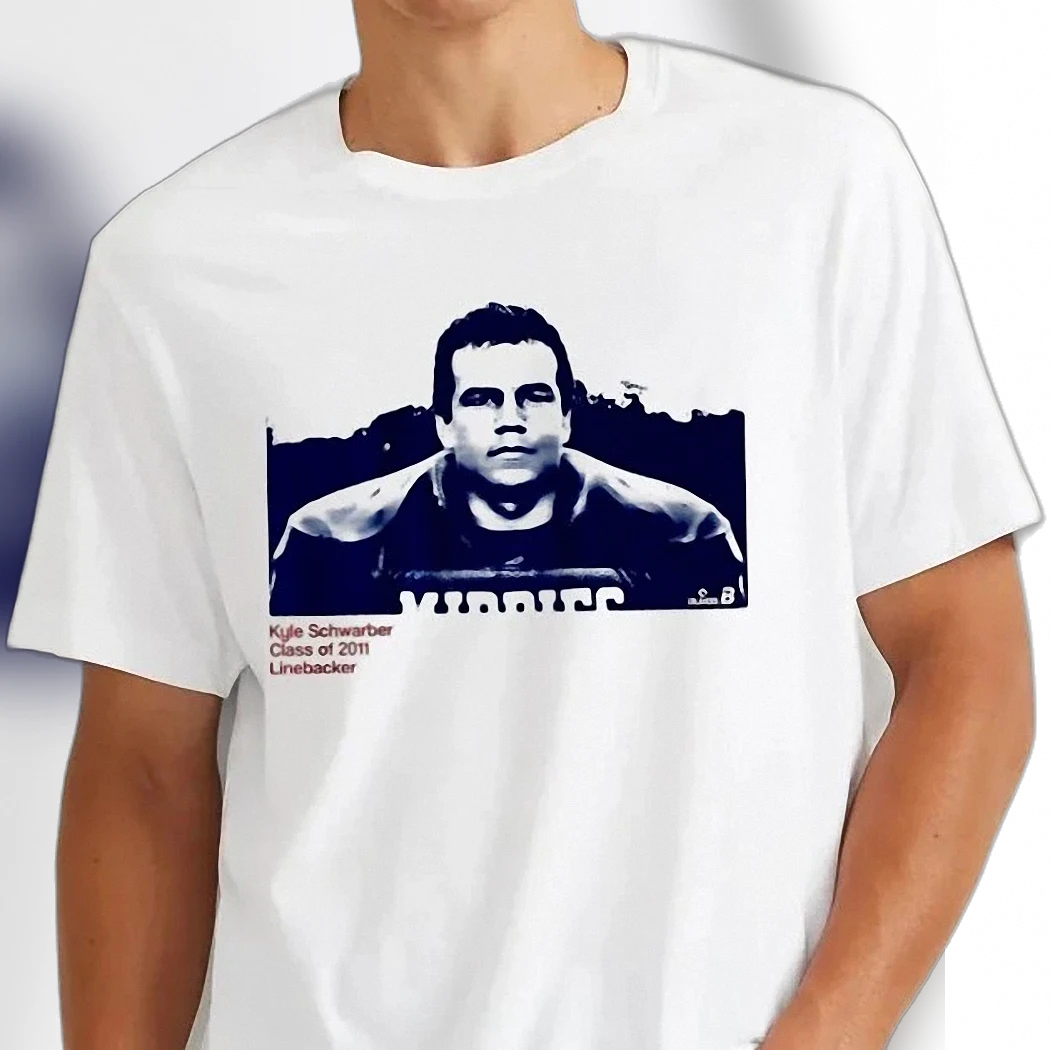 Kyle Schwarber Vintage Football Tee Custom Name and Class Year Personalized Fan Gift