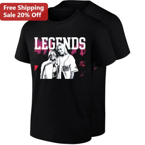 Legends Caitlin Clark Angel Reese Tee WNBA Basketball Fan Gift for Women