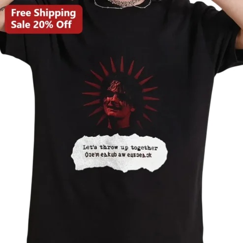 Let's Throw Up Together Joey Jordison Tee Slipknot Drummer Tribute Gift for Nu Metal Fans