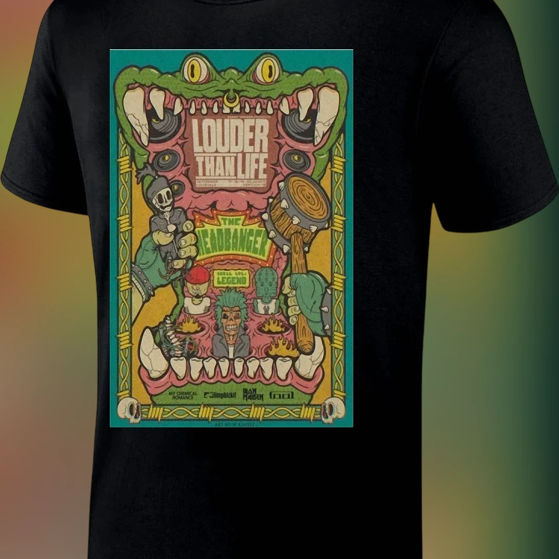 Louder Than Life 2026 Headliner Rock Festival Tee, Iron Maiden Tool MCR Poster Shirt
