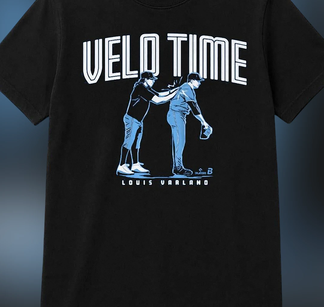 Louis Varland Velo Time Pitcher Tee, Baseball Fan Graphic T-Shirt Gift for Men and Women
