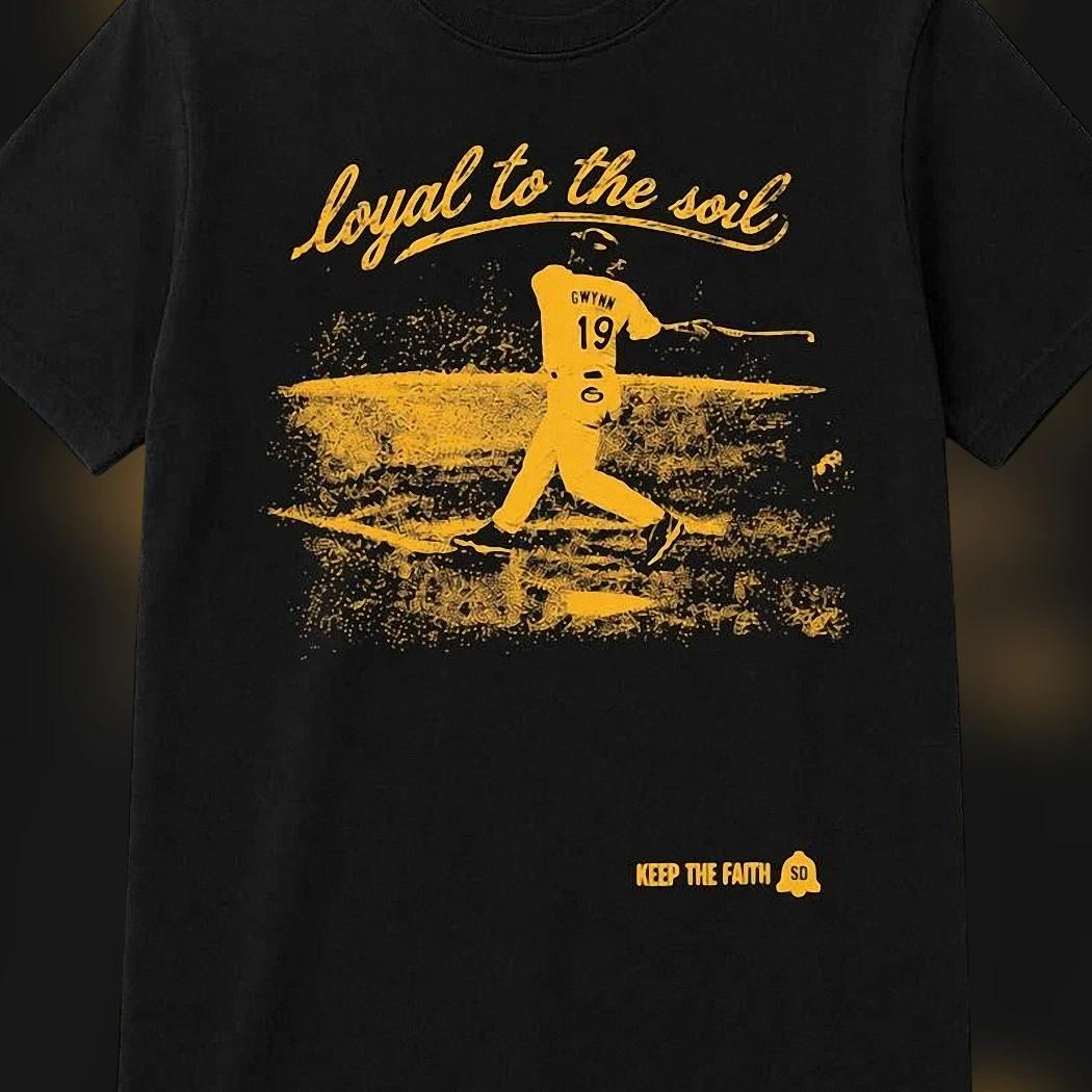 Loyal To The Soil Tony Gwynn San Diego Baseball Tee, Vintage Keep The Faith SD Sports Fan Graphic Shirt