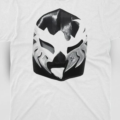 Lucha Libre Wrestling Mask Graphic Tee Retro Mexican Luchador Streetwear T-Shirt