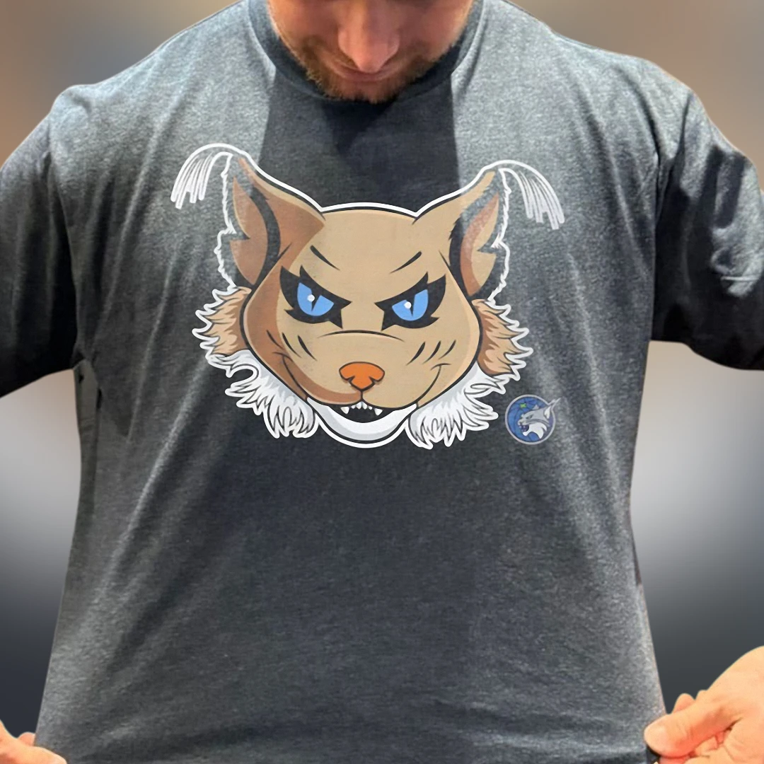 Lynx Mascot Graphic Tee, Wildcat Game Day Team Spirit Shirt for Sports Fans