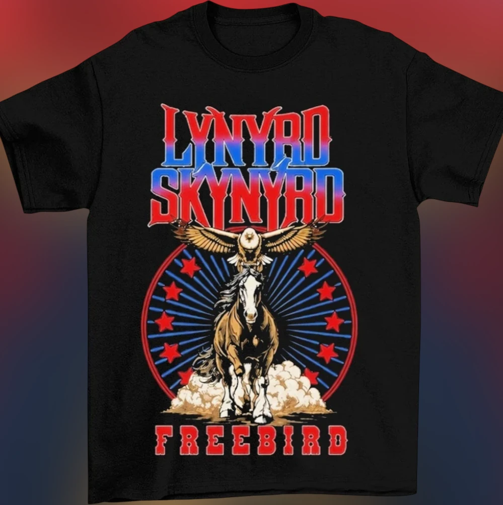 Lynyrd Skynyrd Freebird Tee Vintage Southern Rock Band Graphic Shirt for Fans