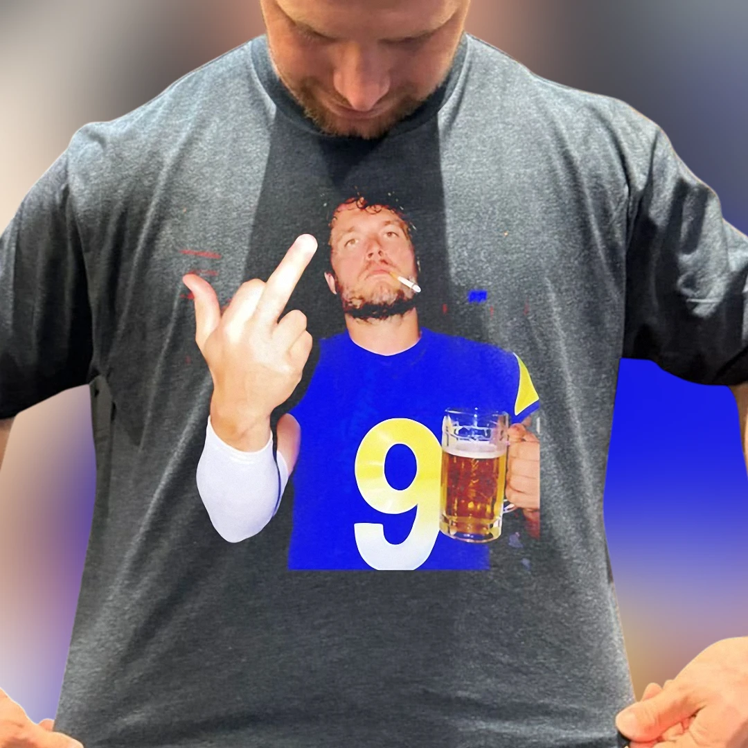 Matthew Stafford Tee Funny Rams Football Graphic Shirt for Fans