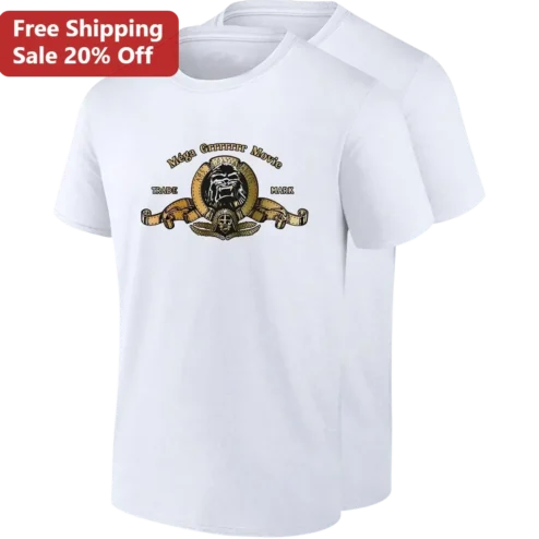 Méga Movie Tee Funny Chewbacca Darth Vader Parody Shirt Gift for Star Wars Fans Movie Buffs