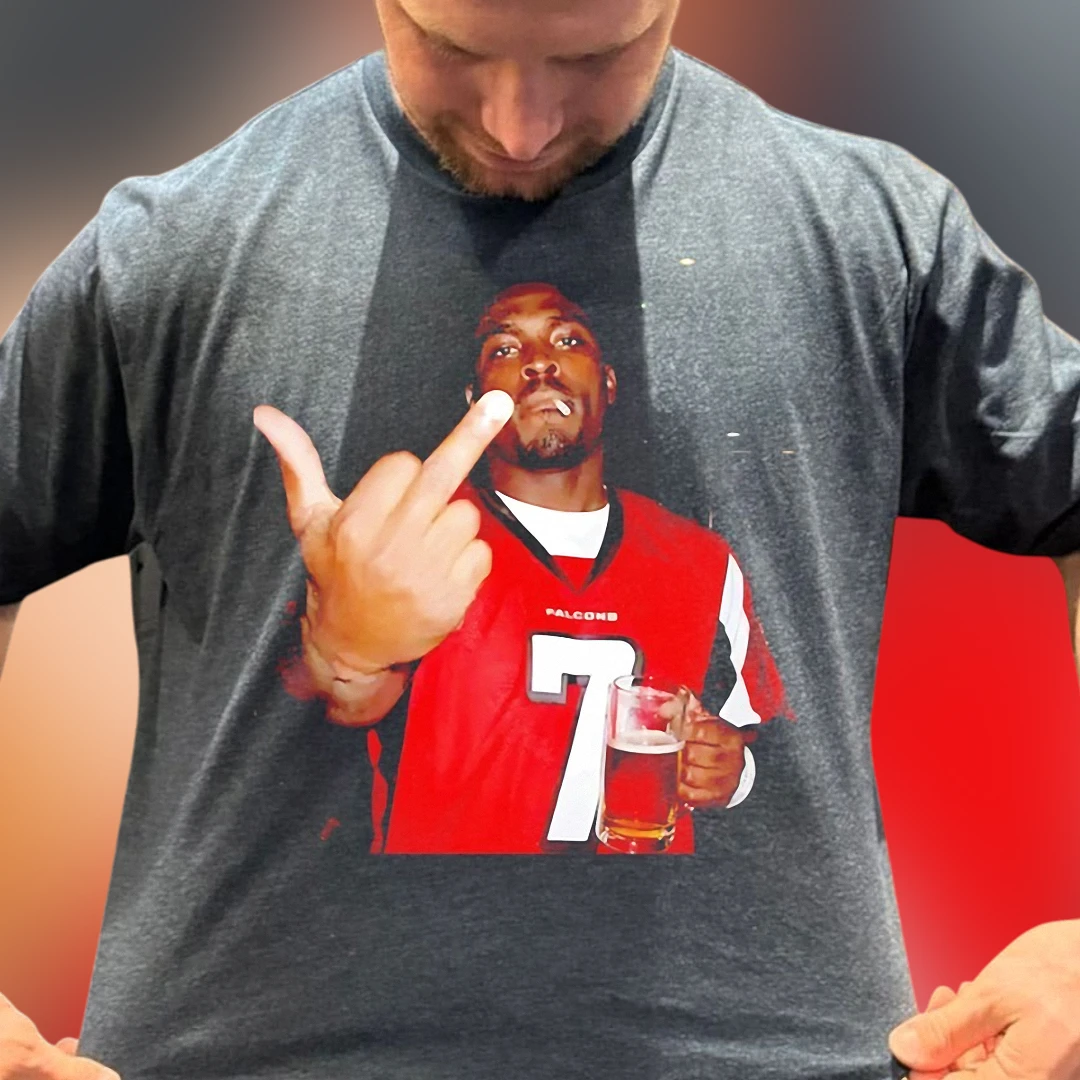 Michael Vick Tee Vintage Atlanta Falcons Football Graphic Shirt