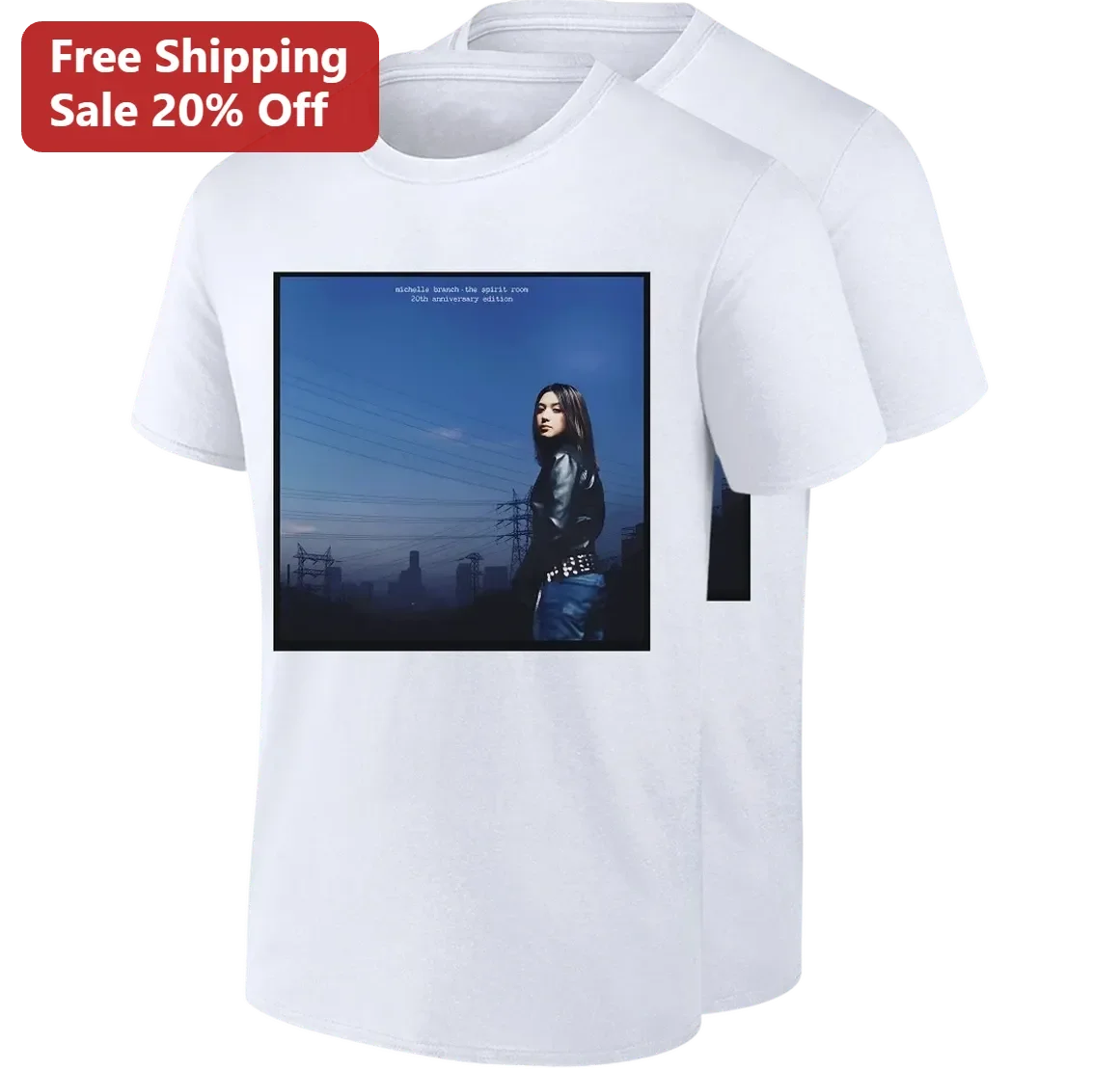 Michelle Branch The Spirit Room 20th Anniversary Edition Tee, Album Cover Graphic Shirt Gift for 2000s Pop Rock Music Fans