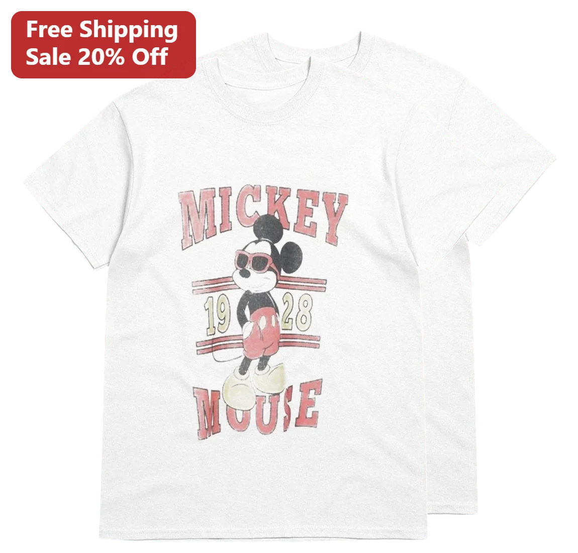 Mickey Mouse 1928 Vintage Graphic Tee, Retro Steamboat Willie Classic Disney Shirt Gift for Disney Fans and Collectors
