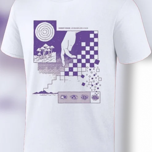 Modest Mouse An Eraser And A Maze Tee Indie Rock Band Album Graphic Shirt Music Fan Gift