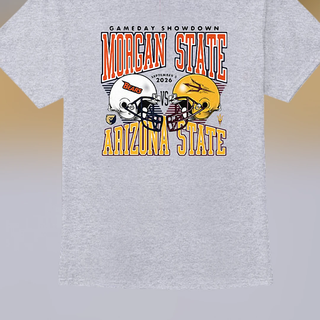 Morgan State vs Arizona State Football Gameday Showdown Tee September 5 2026 Matchup Shirt