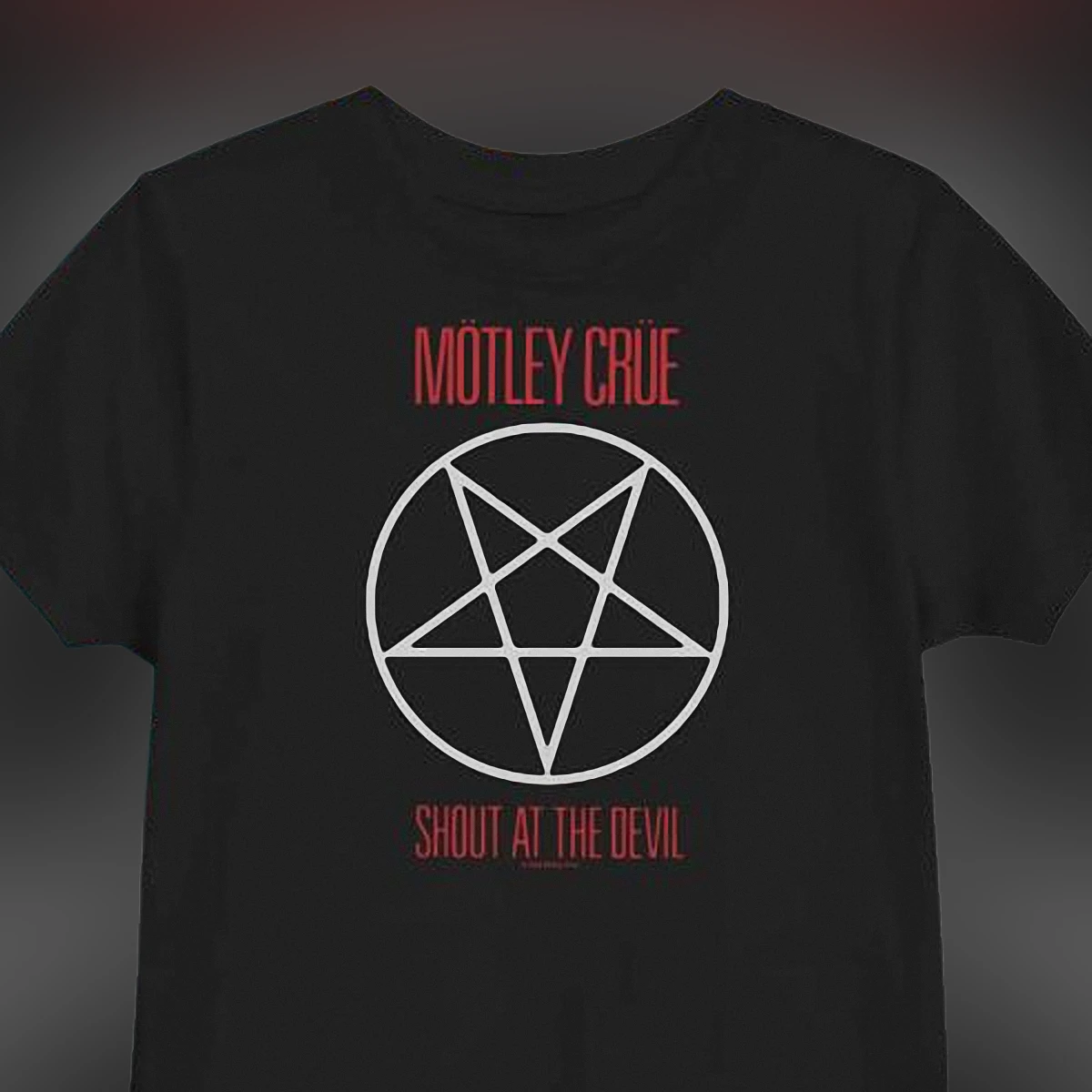 Mötley Crüe Shout At The Devil Tee Vintage Heavy Metal Band Shirt for Rock Fans