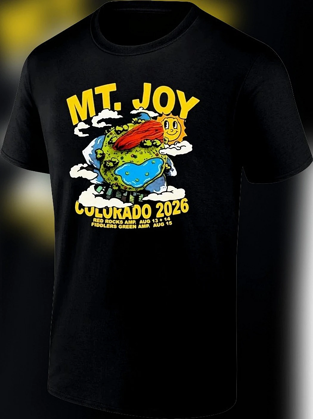 Mt. Joy Colorado 2026 Red Rocks and Fiddlers Green Concert Tee, Indie Rock Live Tour Souvenir Shirt