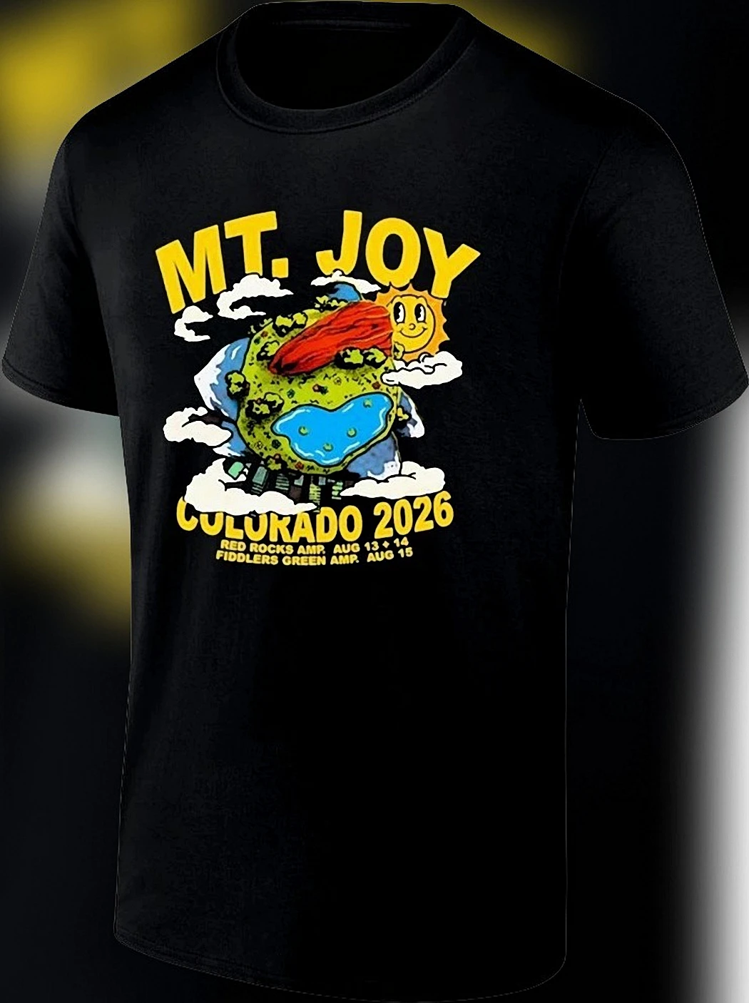 Mt. Joy Colorado 2026 Tee Red Rocks Aug 13-14 Fiddlers Green Aug 15 Live Concert Tour Shirt