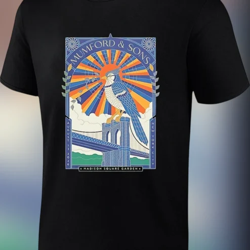 Mumford Sons Madison Square Garden August 13 2026 NYC Concert Tee, Vintage Poster Band Tour Souvenir Shirt