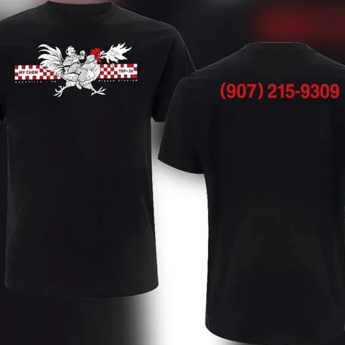 My Chemical Romance Nashville TN Nissan Stadium Tee, The Black Parade 2026 Concert Tour Shirt, MCR Fan Gift