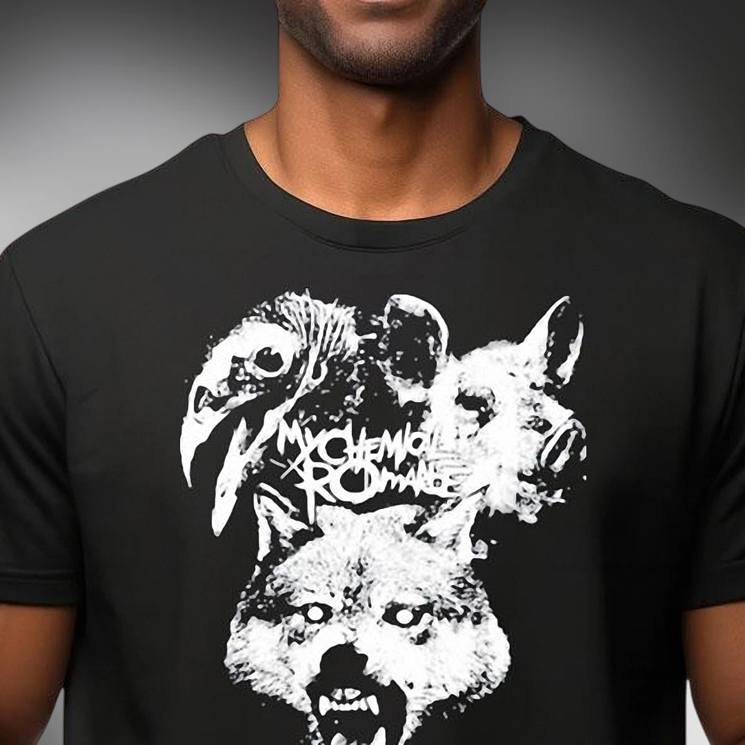 My Chemical Romance Tee Animals Graphic Alt Rock Emo Band Concert Shirt
