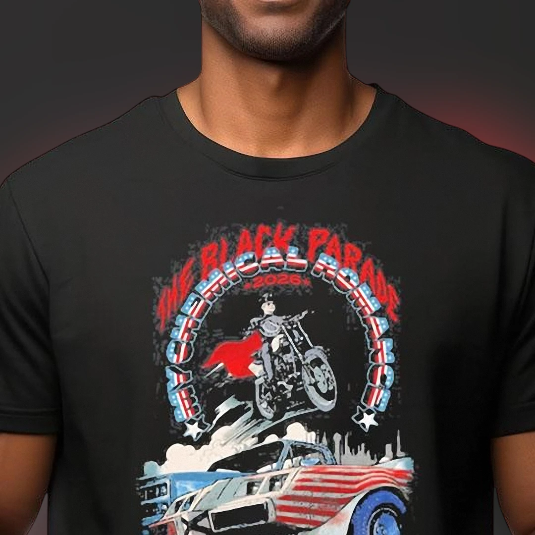 My Chemical Romance The Black Parade 2026 Tee, Vintage Rock Band Graphic T-Shirt for Music Fans