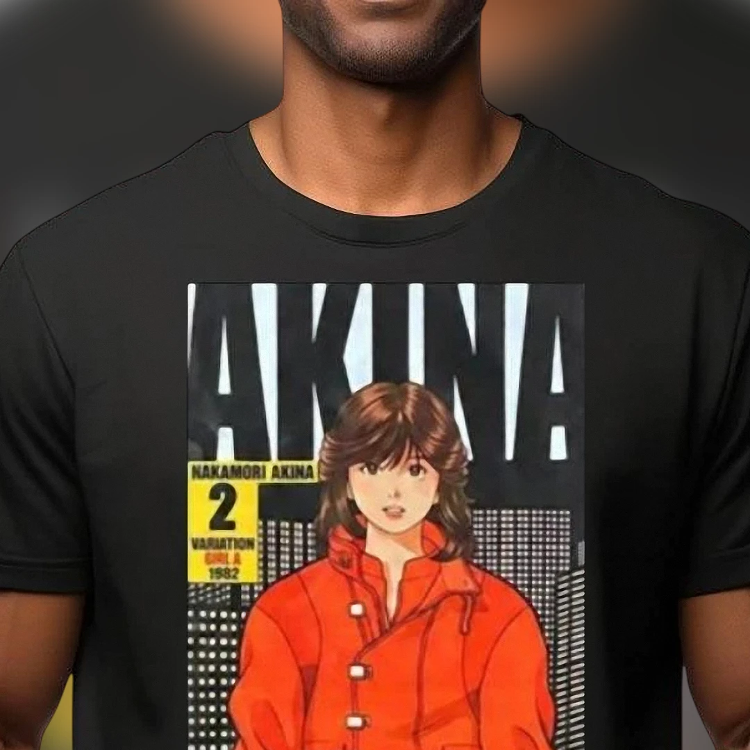 Nakamori Akina 1982 Retro Anime Graphic Tee Japanese City Pop Idol Aesthetic T-Shirt