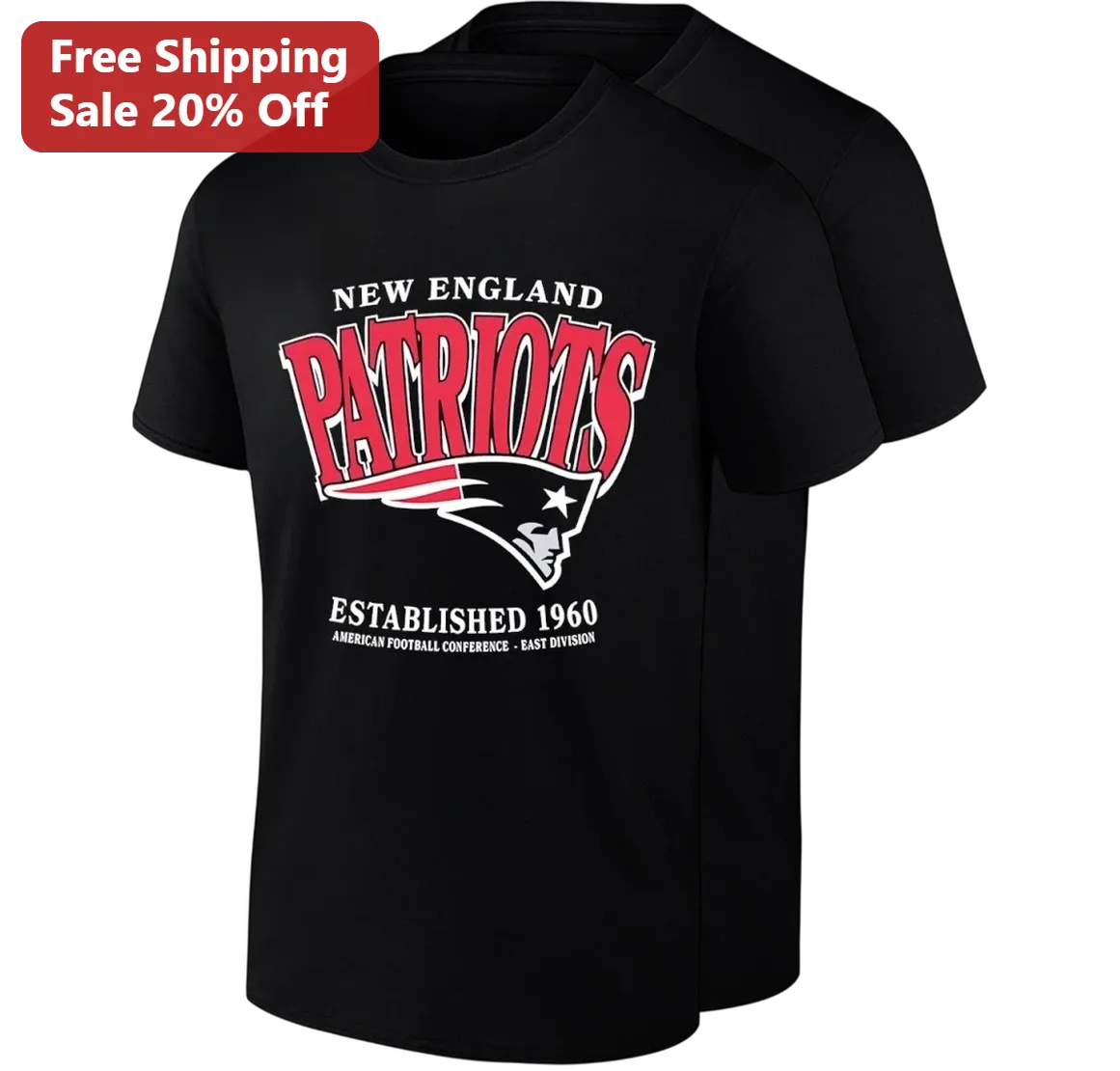 New England Patriots Established 1960 AFC East Division Football Tee Gift for Fans