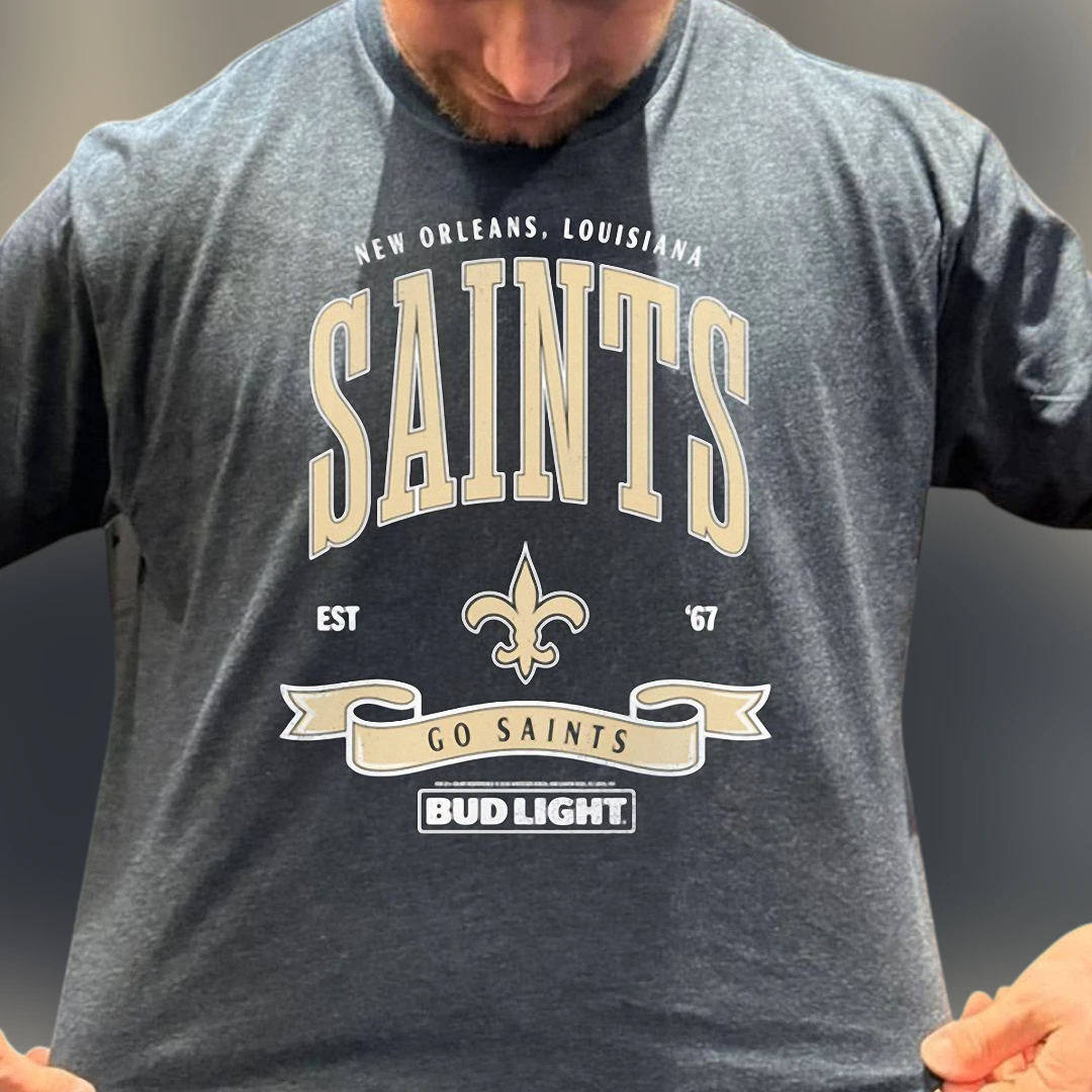 New Orleans Saints EST 67 Tee Vintage Louisiana Football Fan Shirt